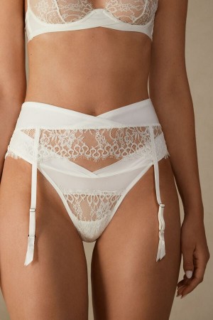 Bielizna Intimissimi Eternal Love Garter Belt Damskie Białe | PL4162AP