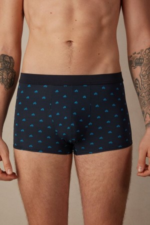 Boxer Intimissimi Bicycle in Microfiber Męskie Niebieskie | PL3399ZG