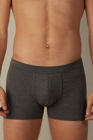 Boxer Intimissimi Supima® Bawełniane Loose Fit Męskie Jasny Szare | PL3436OR