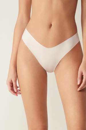 Majtki Intimissimi 80s-style Brazilian in Ultralight Microfiber Damskie Różowe | PL3514PQ