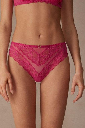 Majtki Intimissimi Fearless Femininity Hipster Brazilian Damskie Różowe | PL3754EX