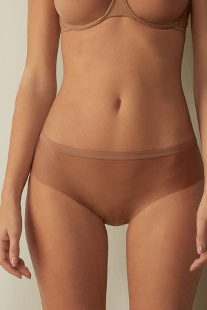 Majtki Intimissimi Invisible Touch Briefs Damskie Beżowe | PL3602NB
