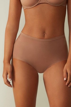 Majtki Intimissimi Invisible Touch Hipster Damskie Beżowe | PL3726YU