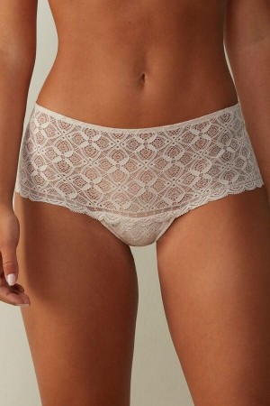 Majtki Intimissimi Koronkowe Hipster Damskie Różowe | PL3735GL