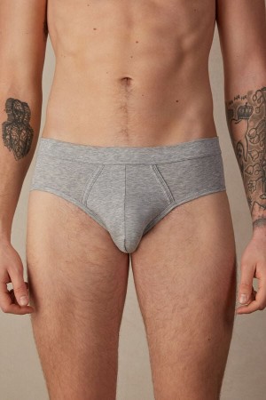 Majtki Intimissimi Natural Fresh Supima® Bawełniane Męskie Głęboka Szare | PL3356AP