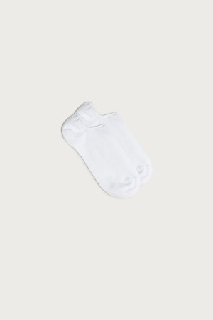 Skarpetki Intimissimi Bawełniane Footsies Męskie Białe | PL3271UT