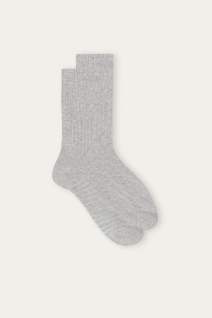 Skarpetki Intimissimi Krótkie Terrycloth Męskie Szare | PL3230XF