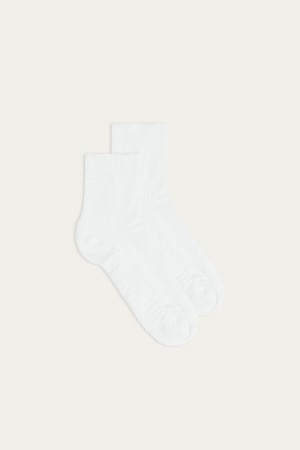 Skarpetki Intimissimi Terrycloth No-show Męskie Białe | PL3205WY