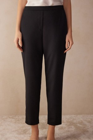 Spodnie Intimissimi Full Length with Pockets Damskie Czarne | PL4261HK
