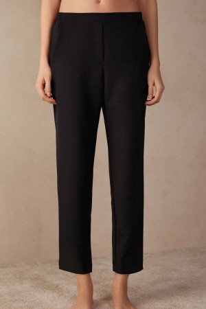 Spodnie Intimissimi Trousers with Pockets Damskie Czarne | PL4275WY