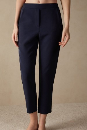 Spodnie Intimissimi Trousers with Pockets Damskie Niebieskie | PL4272TV