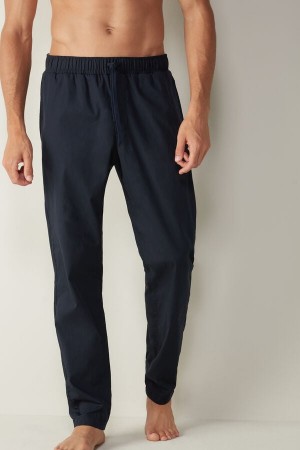 Spodnie Intimissimi in Bawełniane Cloth Męskie Niebieskie | PL3090LH