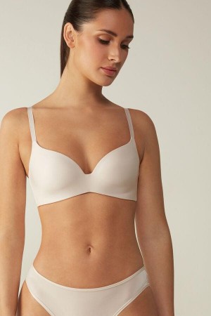Staniki Intimissimi Adele Triangle in Ultralight Microfiber Damskie Różowe | PL4640QZ