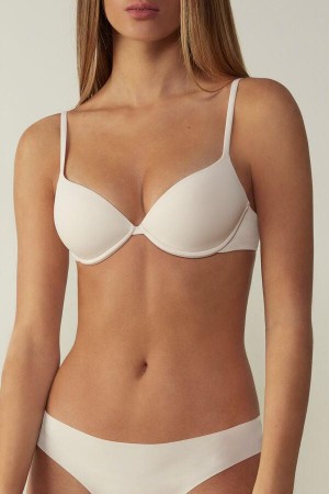 Staniki Intimissimi Bellissima Push-up in Microfiber Damskie Różowe | PL4710PQ